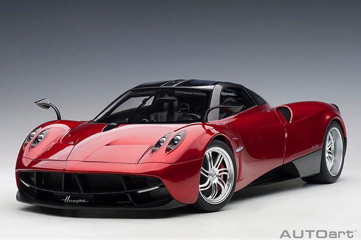 AUTOart Pagani Huayra Red Metallic w/ Silver Wheels 1:12