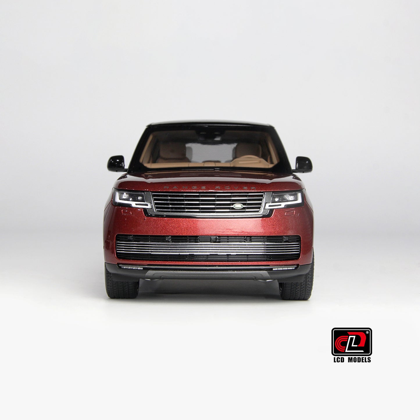 LCD 2022 Land Rover Range Rover SV Red w/ Black Wheels and Accents 1:18