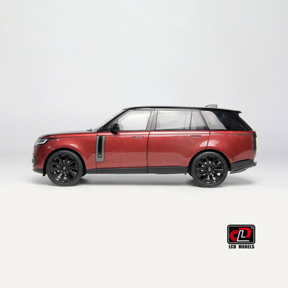 LCD 2022 Land Rover Range Rover SV Red w/ Black Wheels and Accents 1:18