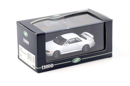 Ebbro 1989 Nissan Skyline GT-R (R32) BNR32 Coupe White 1:43