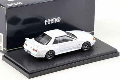 Ebbro 1989 Nissan Skyline GT-R (R32) BNR32 Coupe White 1:43