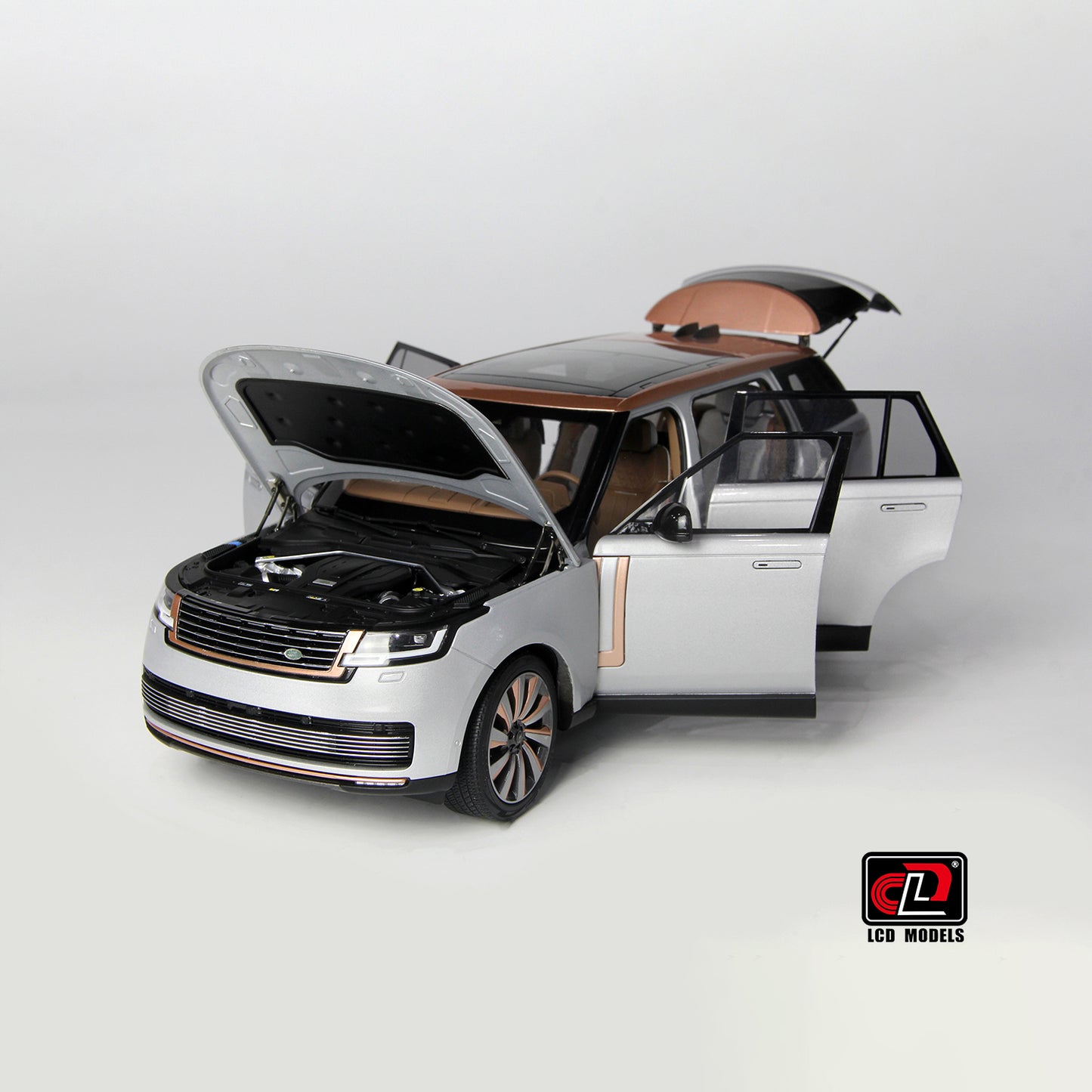 LCD 2022 Range Rover SV Silver w/ Bronze Accents 1:18