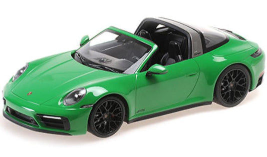 Minichamps 2022 Porsche 911 992 Targa 4 GTS Python Green 1:18 SEALED