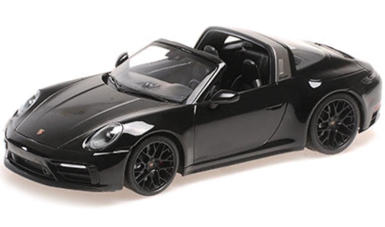 Minichamps 2022 Porsche 911 992 Targa 4 GTS Black 1:18 SEALED