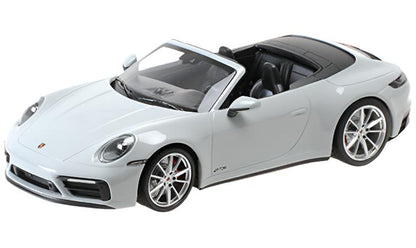 Minichamps 2020 Porsche 911 992 Carrera 4 GTS Cabriolet Chalk 1:18