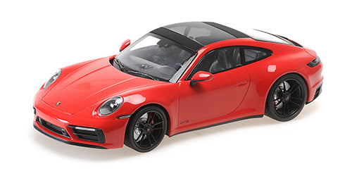 Minichamps 2020 Porsche 911 992 Carrera 4 GTS Guards Red 1:18 SEALED