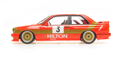 Minichamps 1987 BMW M3 (E30) DTM Schnitzer-BMW No 3 Winner Macau Guia Race Ravaglia Orange 1:18