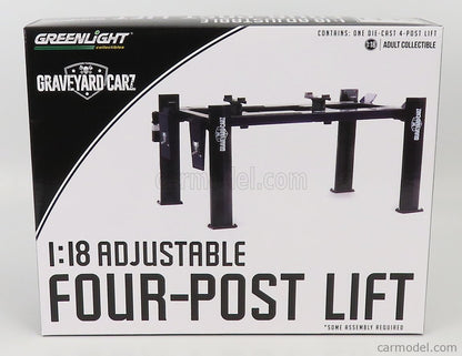 Greenlight - Accessories - Graveyard Carz Garage Set - Four Post Lift 1:18