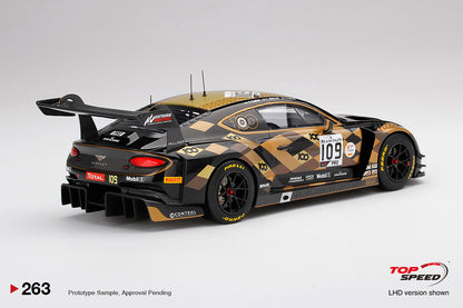 Topspeed 1:18 Bentley Continental GT3 #109M-Sport Team Bentley 2019 Total 24 Hours of Spa