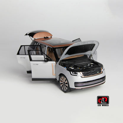 LCD 2022 Range Rover SV Silver w/ Bronze Accents 1:18