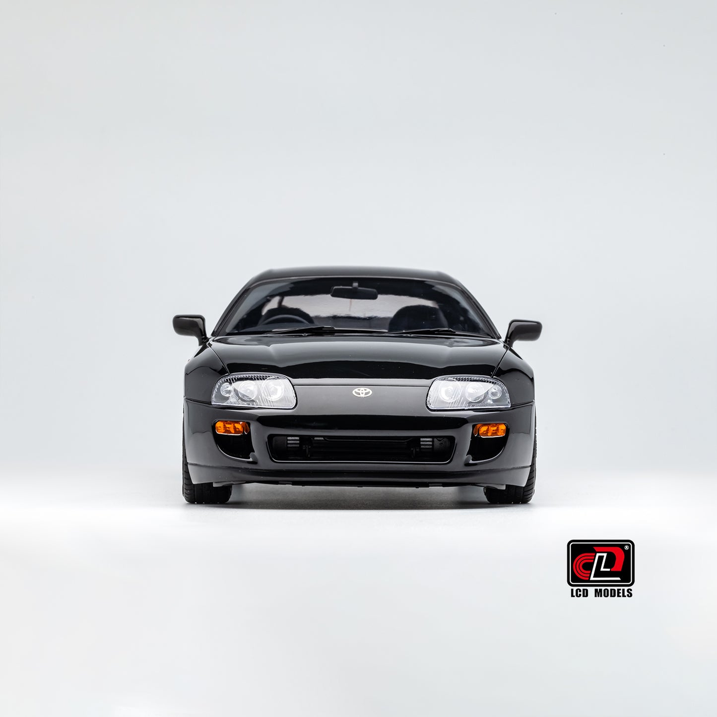 LCD Toyota Supra A80 (Black color) *Comes with a lift!!* 1:18