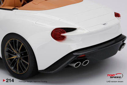 Topspeed 1:18 Aston Martin Vanquish Zagato Volante Escaping White