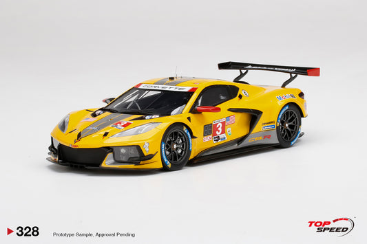 Topspeed 1:18 Chevrolet Corvette C8.R #3 Corvette Racing 2021 IMSA 24 Hours of Daytona. GTLM Winner