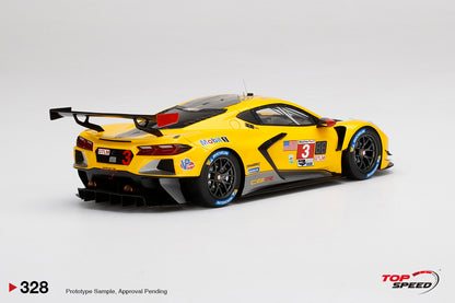 Topspeed 1:18 Chevrolet Corvette C8.R #3 Corvette Racing 2021 IMSA 24 Hours of Daytona. GTLM Winner