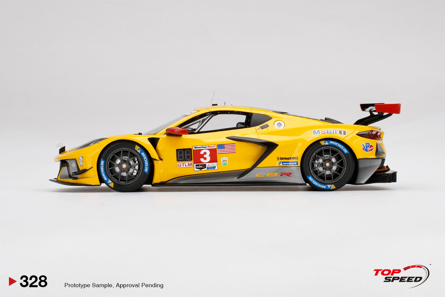 Topspeed 1:18 Chevrolet Corvette C8.R #3 Corvette Racing 2021 IMSA 24 Hours of Daytona. GTLM Winner