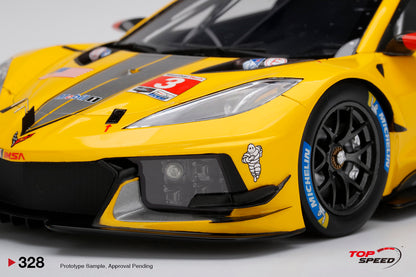 Topspeed 1:18 Chevrolet Corvette C8.R #3 Corvette Racing 2021 IMSA 24 Hours of Daytona. GTLM Winner