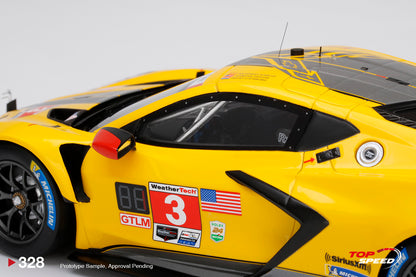 Topspeed 1:18 Chevrolet Corvette C8.R #3 Corvette Racing 2021 IMSA 24 Hours of Daytona. GTLM Winner