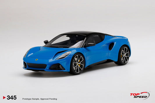 Topspeed 1:18 Lotus Emira Seneca Blue