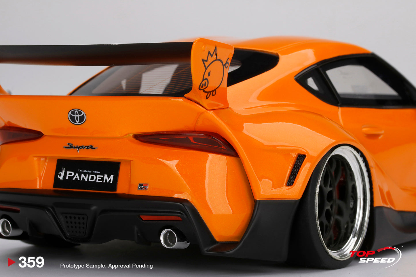 Topspeed 1:18 Pandem Toyota GR Supra V1.0  Orange