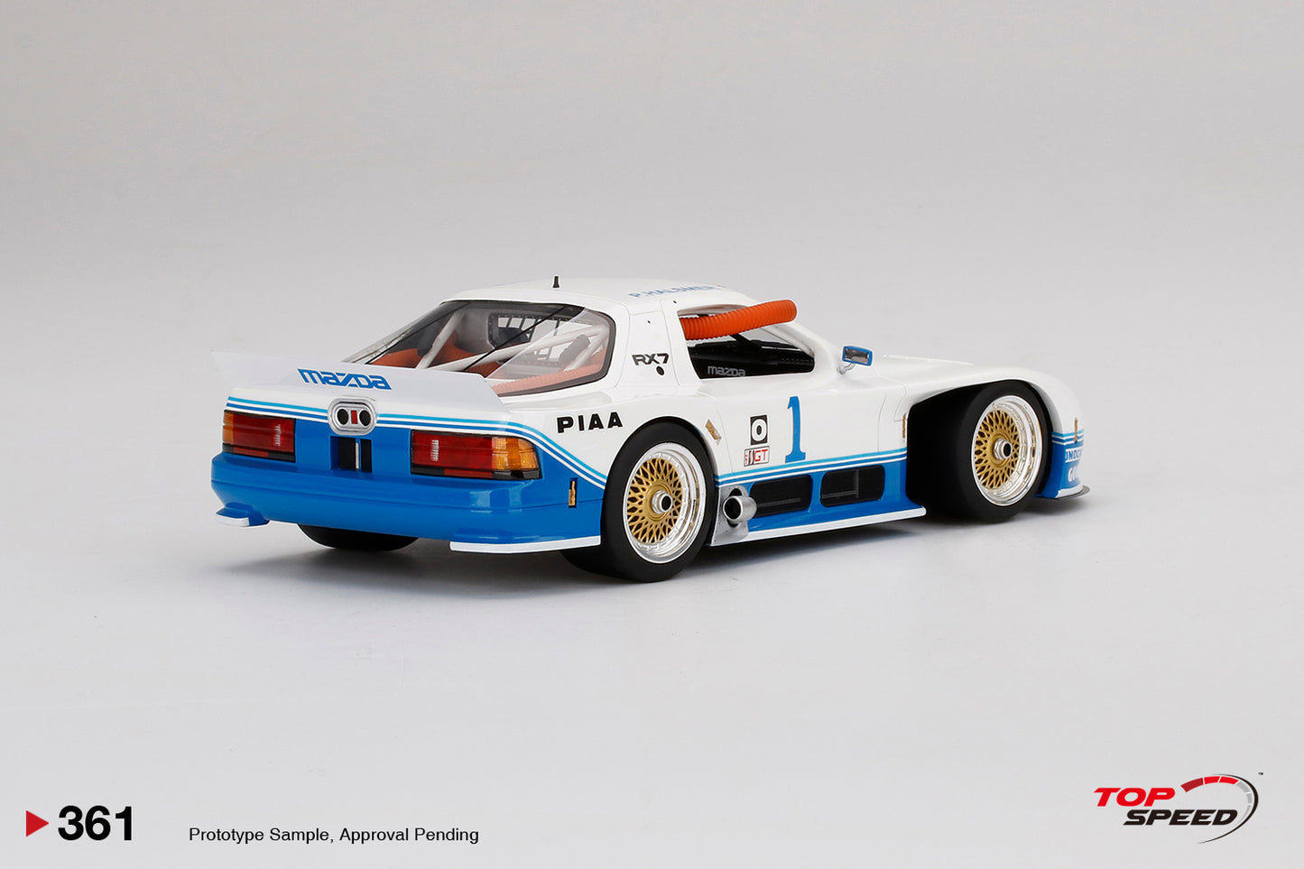 Topspeed 1:18 Mazda RX-7 GTO #1 1990 IMSA Mid-Ohio 250Km Winner