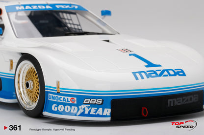 Topspeed 1:18 Mazda RX-7 GTO #1 1990 IMSA Mid-Ohio 250Km Winner