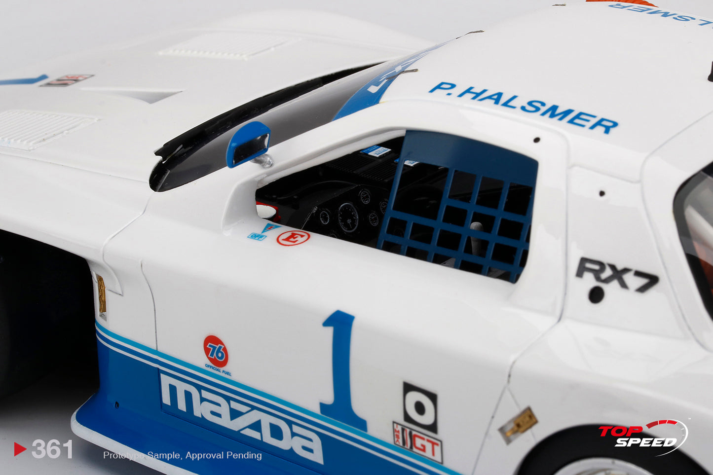 Topspeed 1:18 Mazda RX-7 GTO #1 1990 IMSA Mid-Ohio 250Km Winner