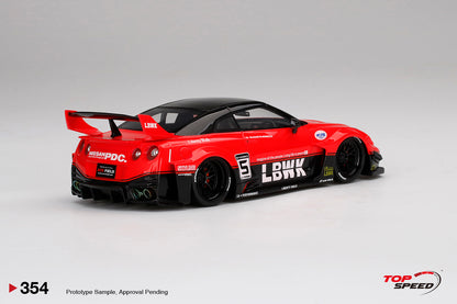 Topspeed 1:18 LB-Silhouette WORKS GTR NISSAN 35GT-RR Ver.1  Red/Black