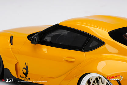 Topspeed 1:18 Pandem Toyota GR Supra V1.0 Yellow