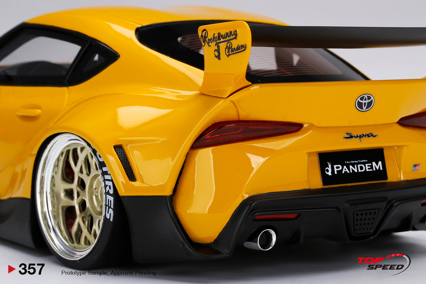 Topspeed 1:18 Pandem Toyota GR Supra V1.0 Yellow