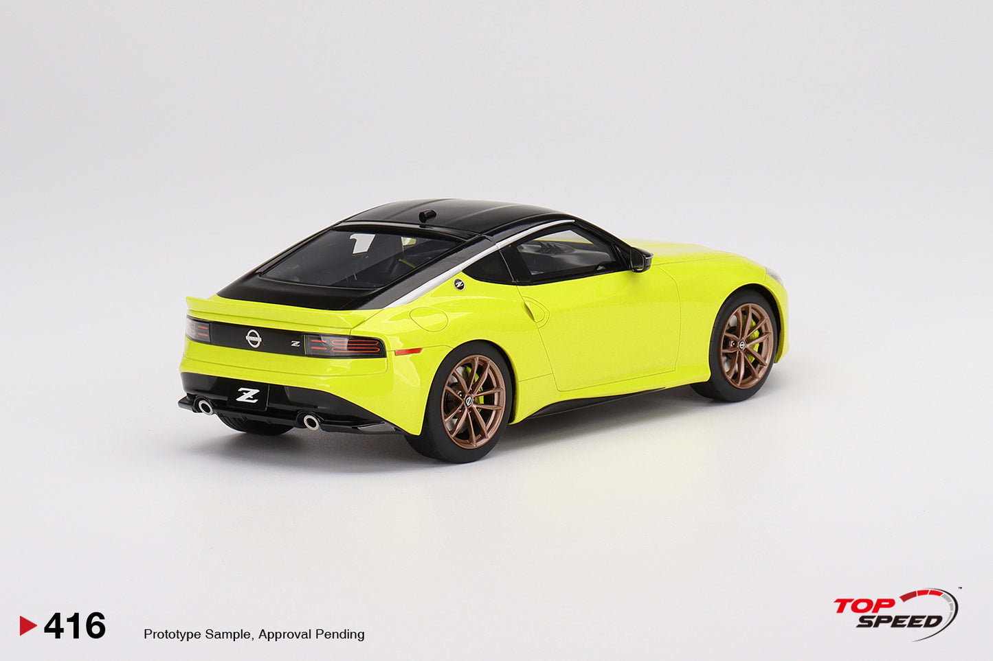 Topspeed 1:18 Nissan Z Proto Spec 2023 Ikazuchi Yellow LHD