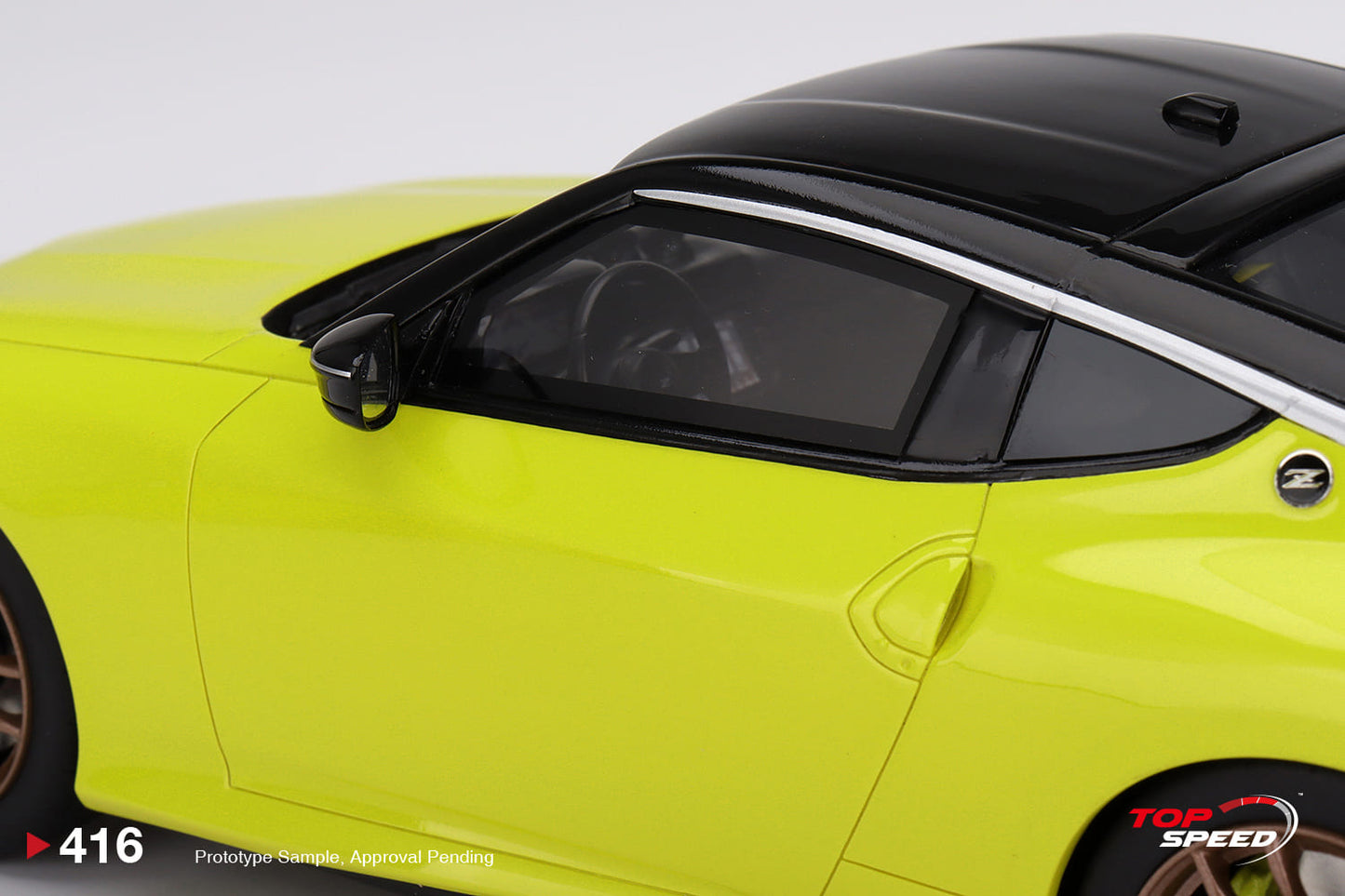 Topspeed 1:18 Nissan Z Proto Spec 2023 Ikazuchi Yellow LHD