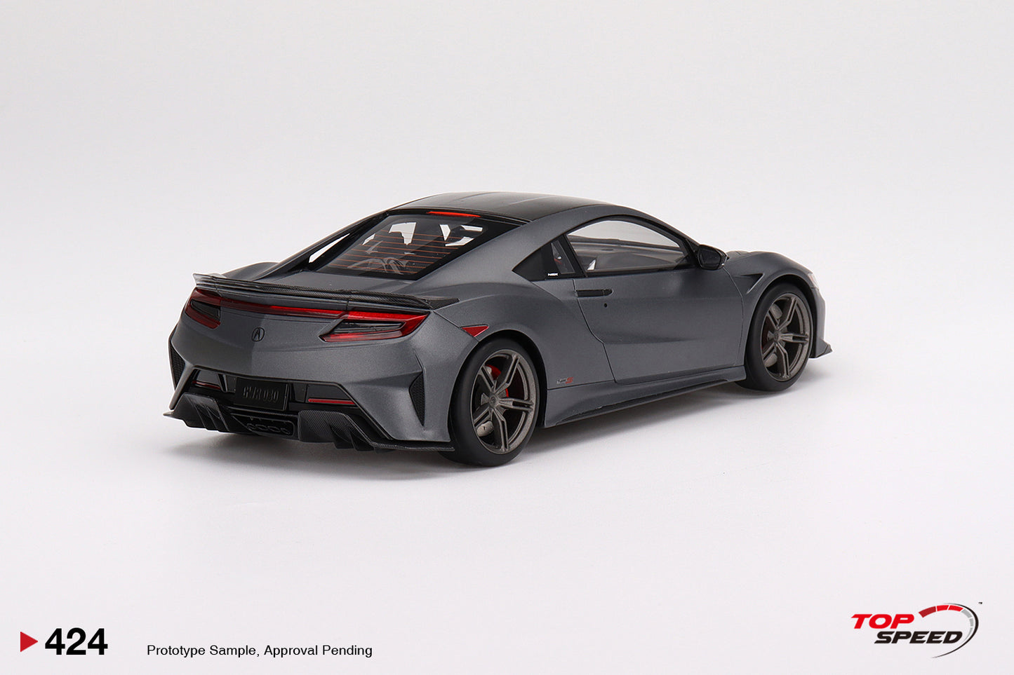 Topspeed 1:18 Acura NSX Type S 2022 Gotham Gray Matte LHD