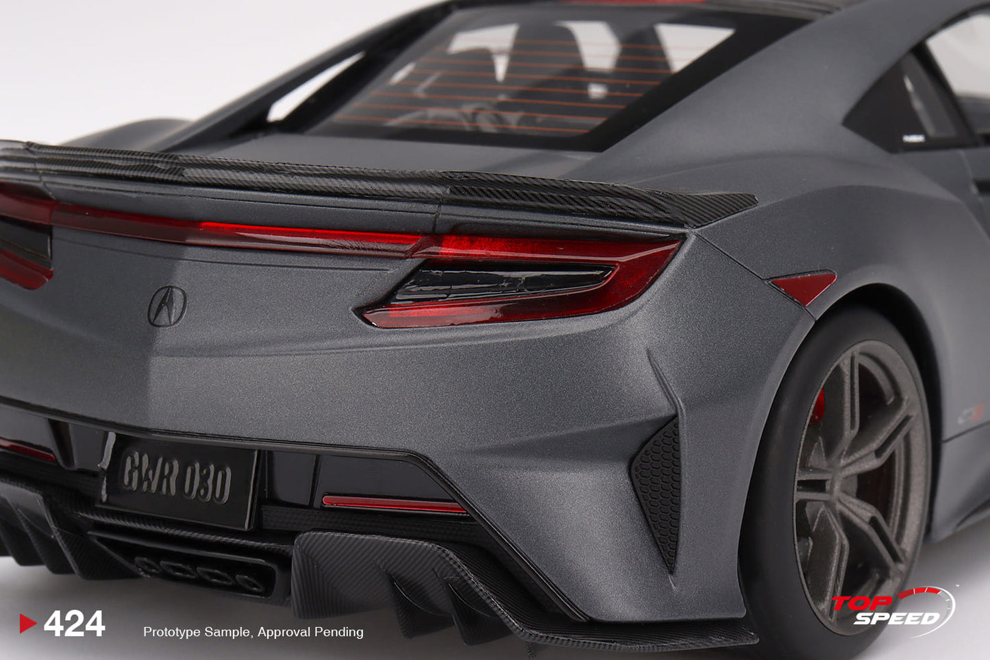 Topspeed 1:18 Acura NSX Type S 2022 Gotham Gray Matte LHD