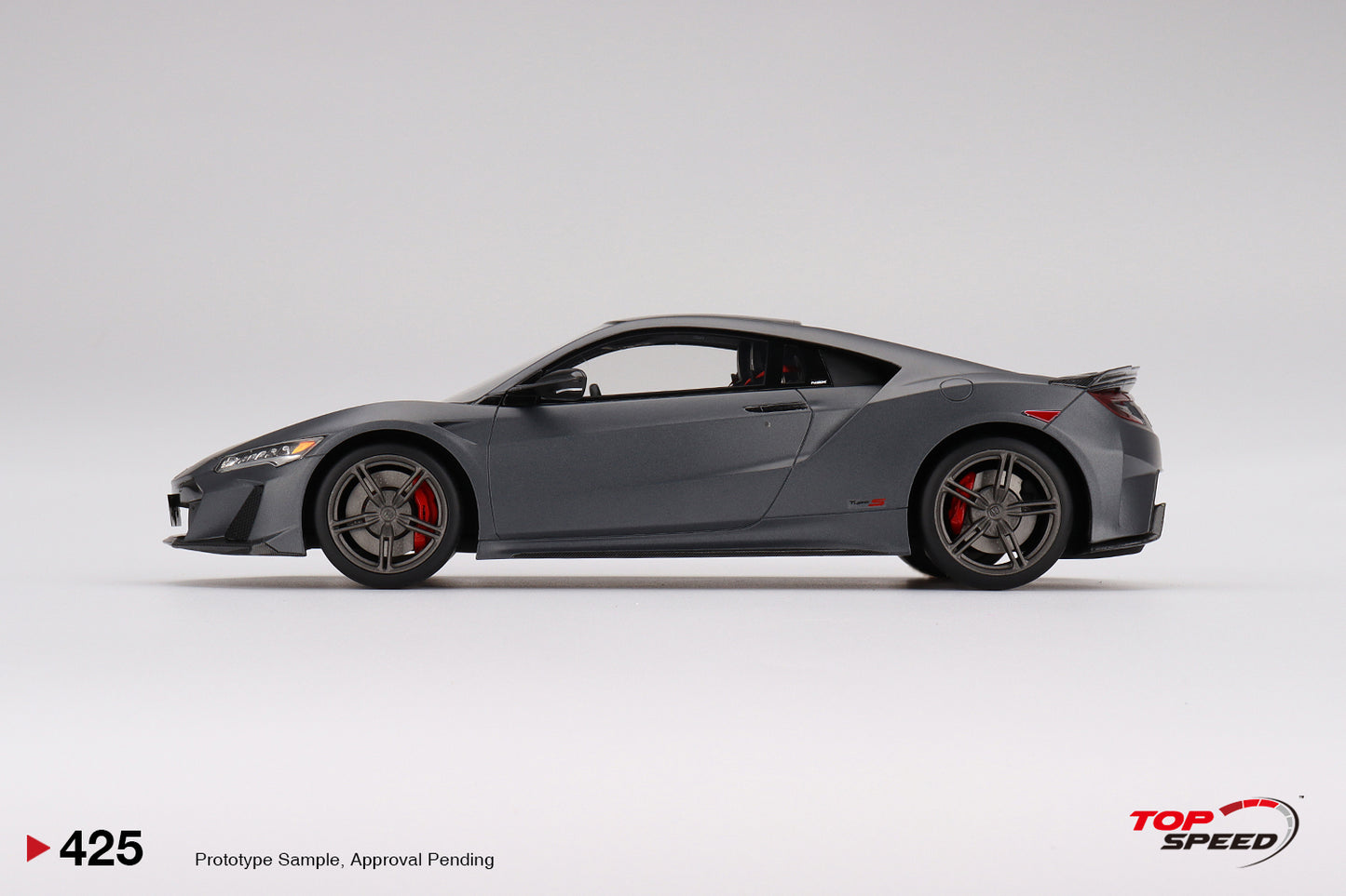 Topspeed 1:18 Honda NSX Type S 2022 Gotham Gray Matte RHD