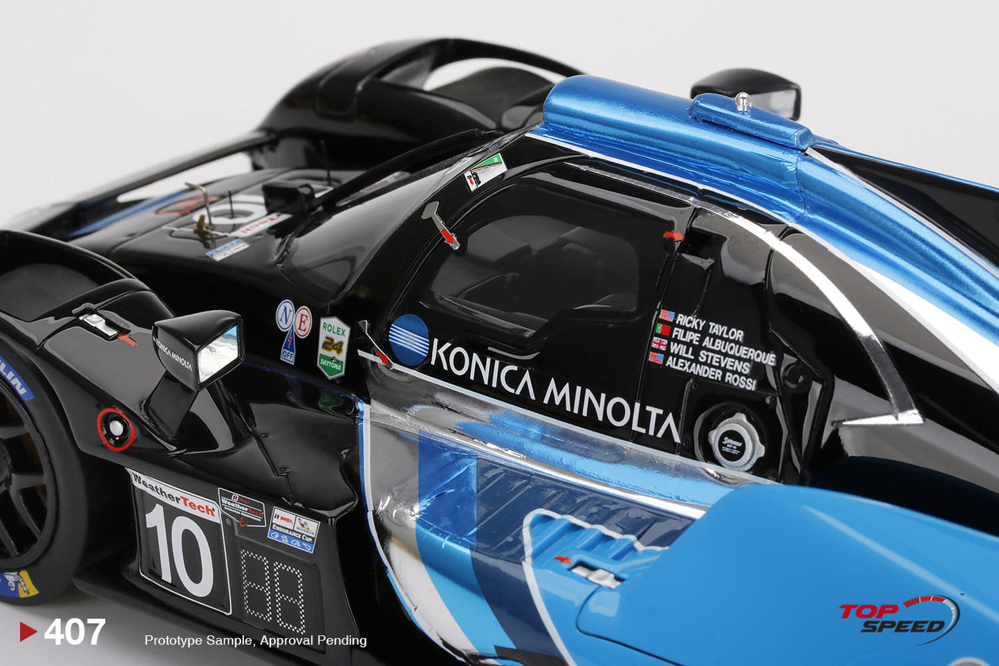 Topspeed 1:18 Acura ARX-05 DPi #10 No. 10 Konica Minolta Acura ARX-05 2022 IMSA Daytona 24 Hrs Pole Sitter