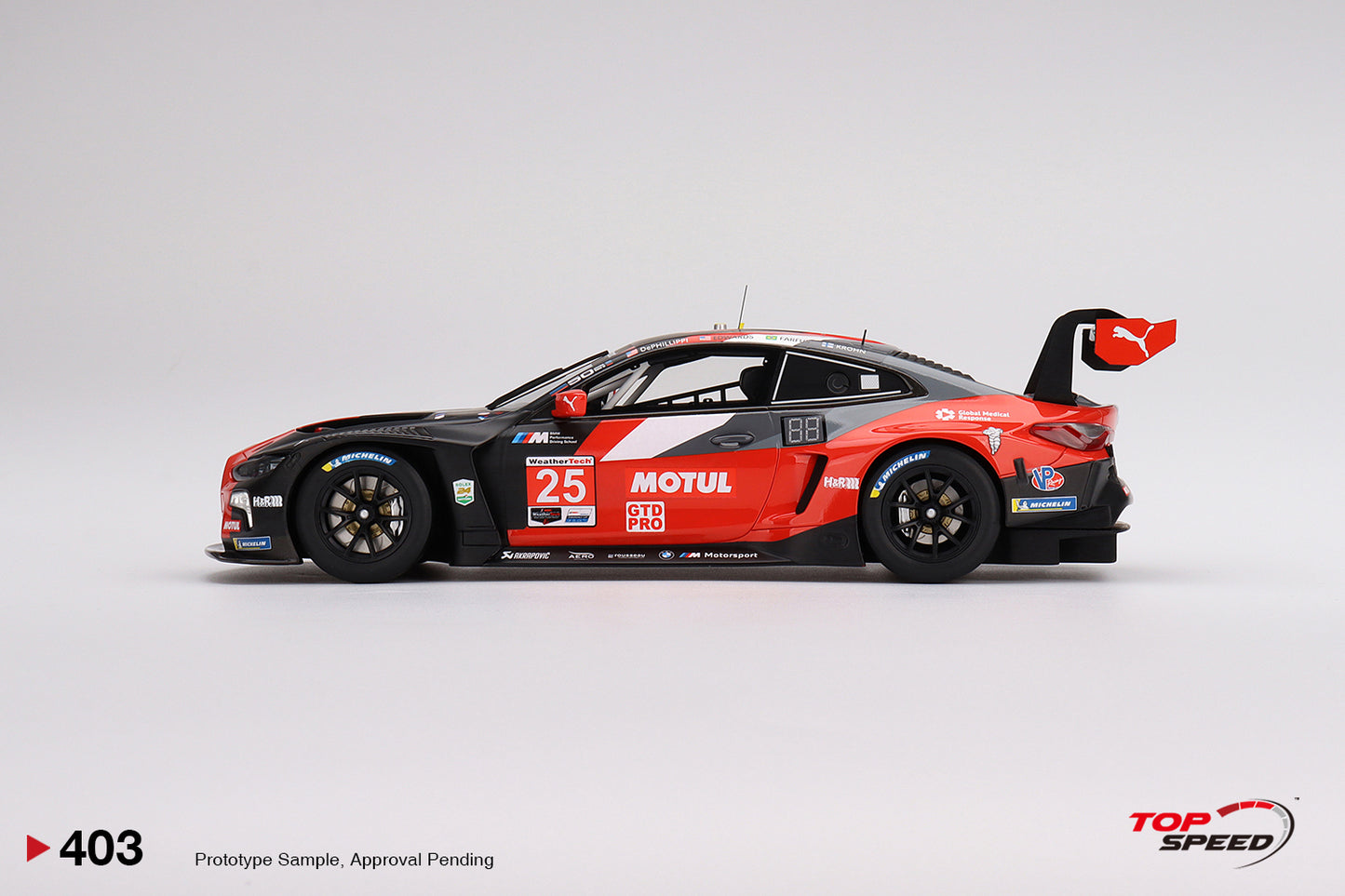 Topspeed 1:18 BMW M4 GT3 #25 BMW Team RLL 2022 IMSA Daytona 24 Hrs