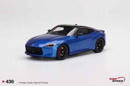 Topspeed 1:18 Nissan Fairlady Z Version ST 2023 Seiran Blue RHD