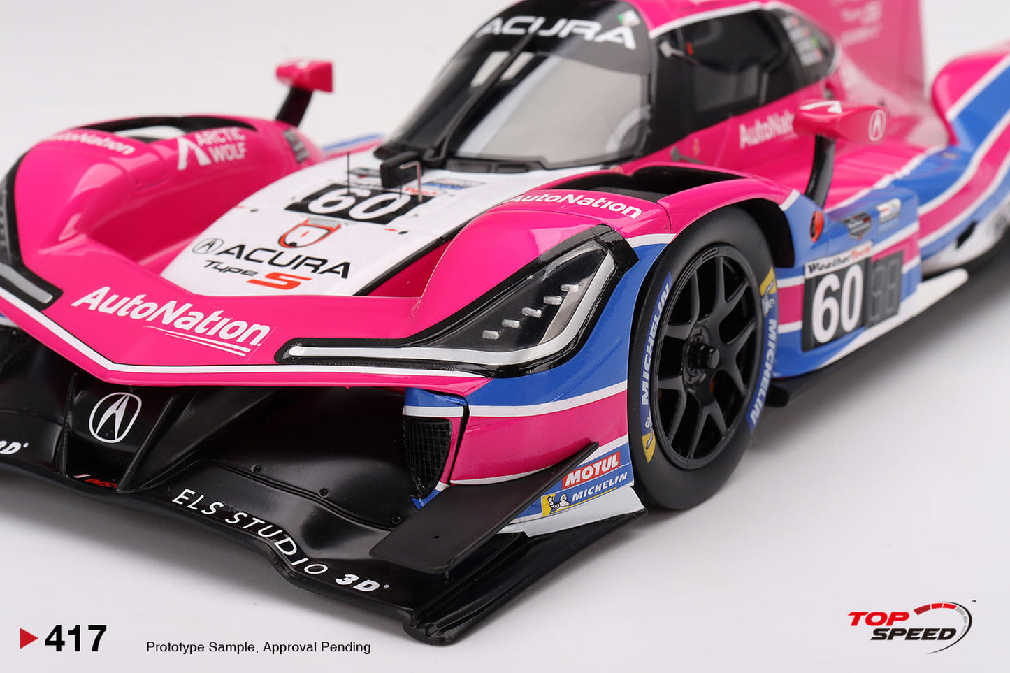 Topspeed 1:18 Acura ARX-05 DPi #60 Meyer Shank Racing IMSA Daytona 24 Hrs Winner