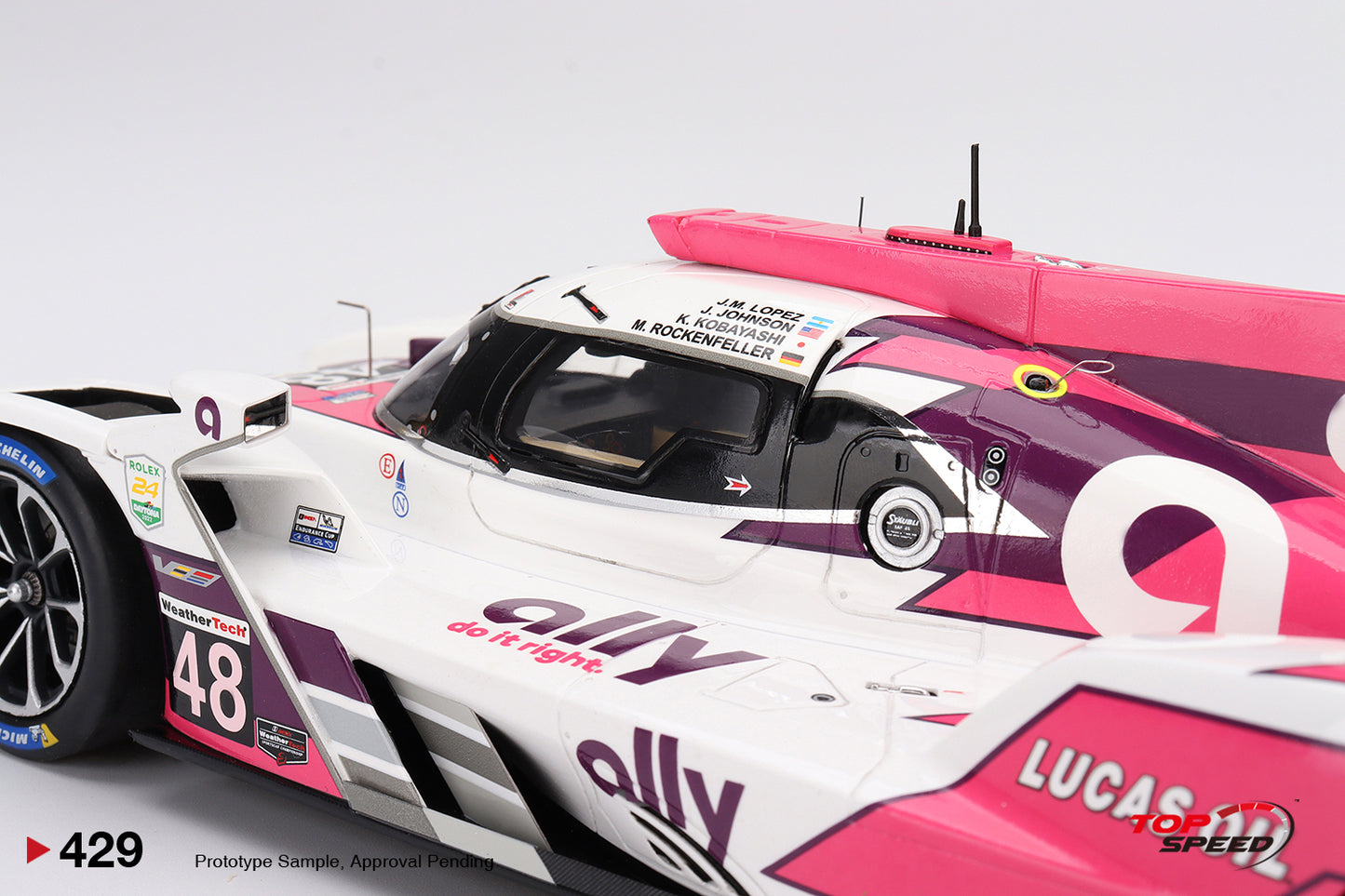 Topspeed 1:18 Cadillac DPi-V.R #48 ALLY Cadillac Racing Racing 2022 IMSA Daytona 24 Hrs