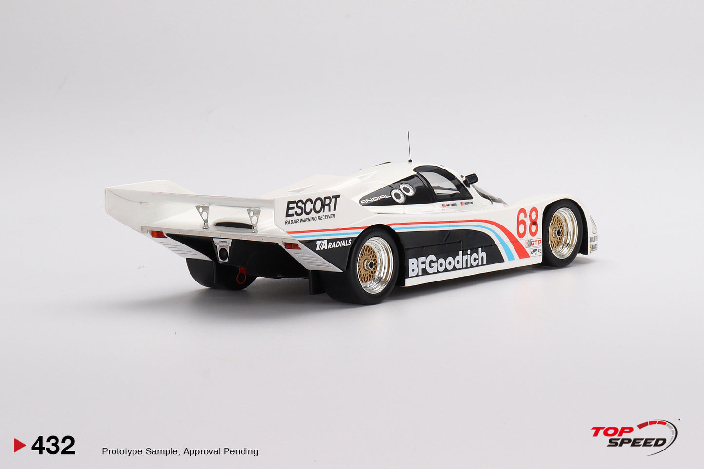 Topspeed  1:18 Porsche 962 #68 BFGoodrich 1986 IMSA Road America 500 Miles