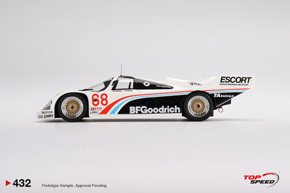 Topspeed  1:18 Porsche 962 #68 BFGoodrich 1986 IMSA Road America 500 Miles