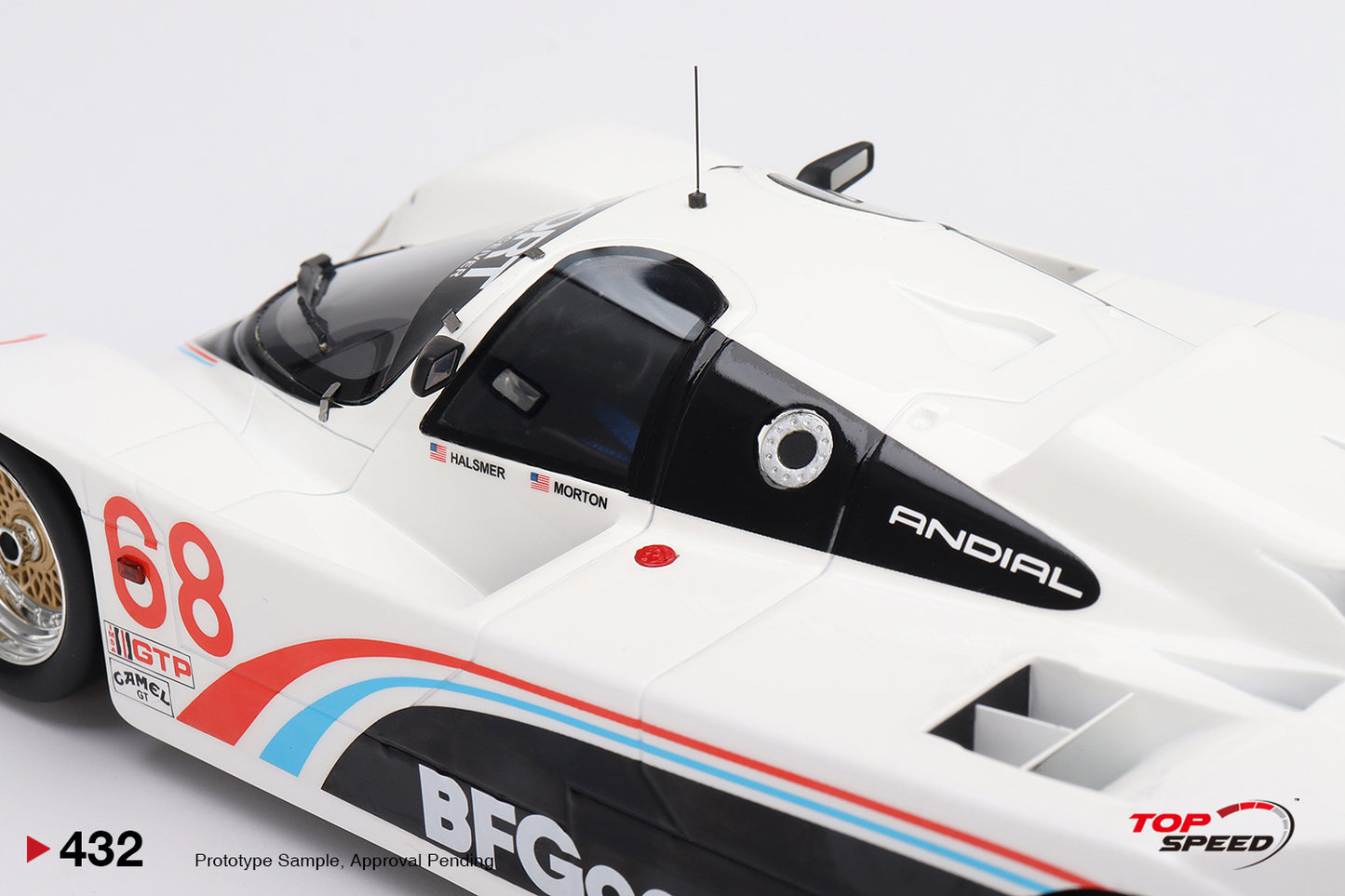 Topspeed  1:18 Porsche 962 #68 BFGoodrich 1986 IMSA Road America 500 Miles