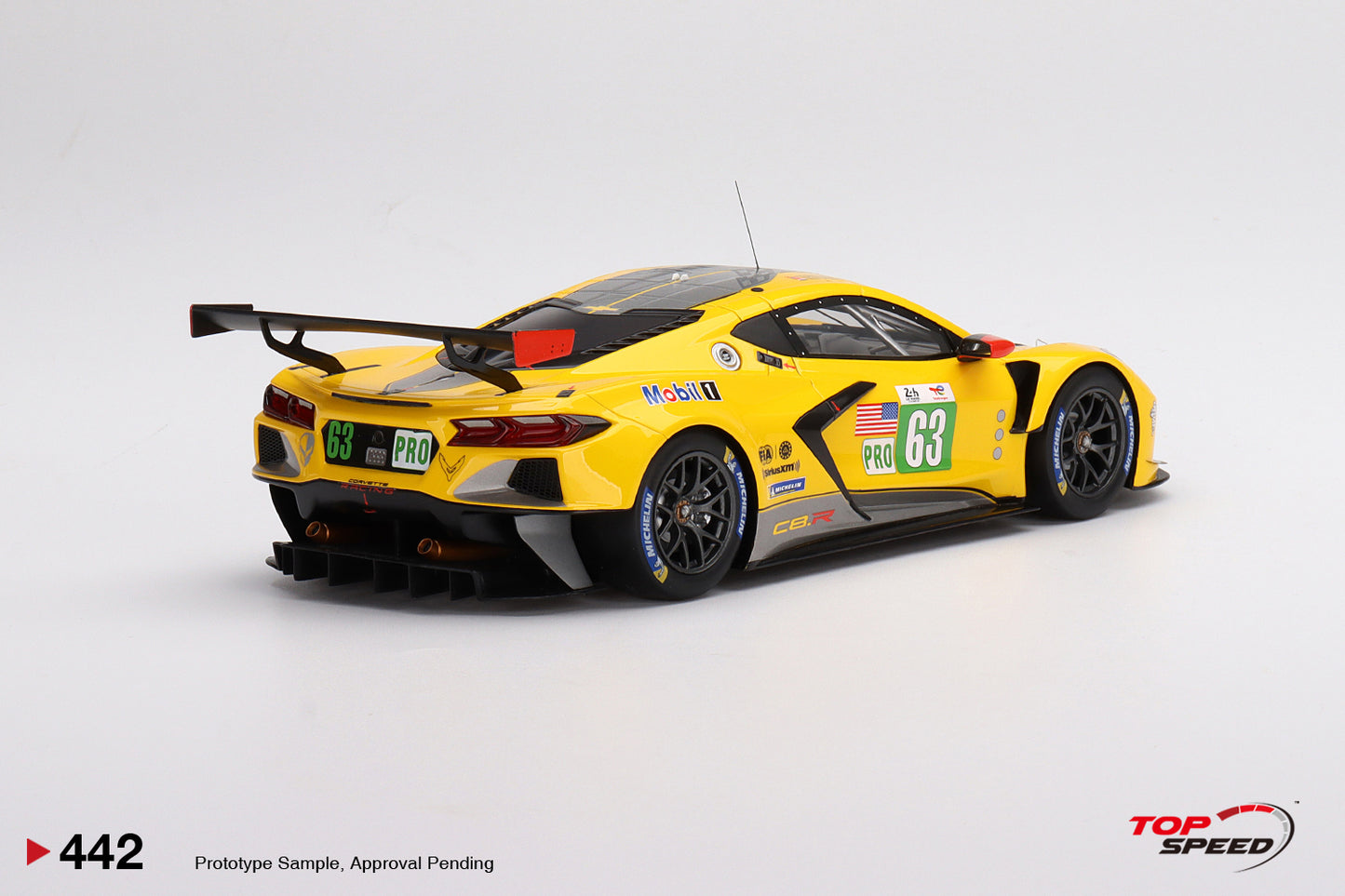 Topspeed 1:18 Chevrolet Corvette C8.R #63 Corvette Racing 2022 Le Mans 24 Hrs