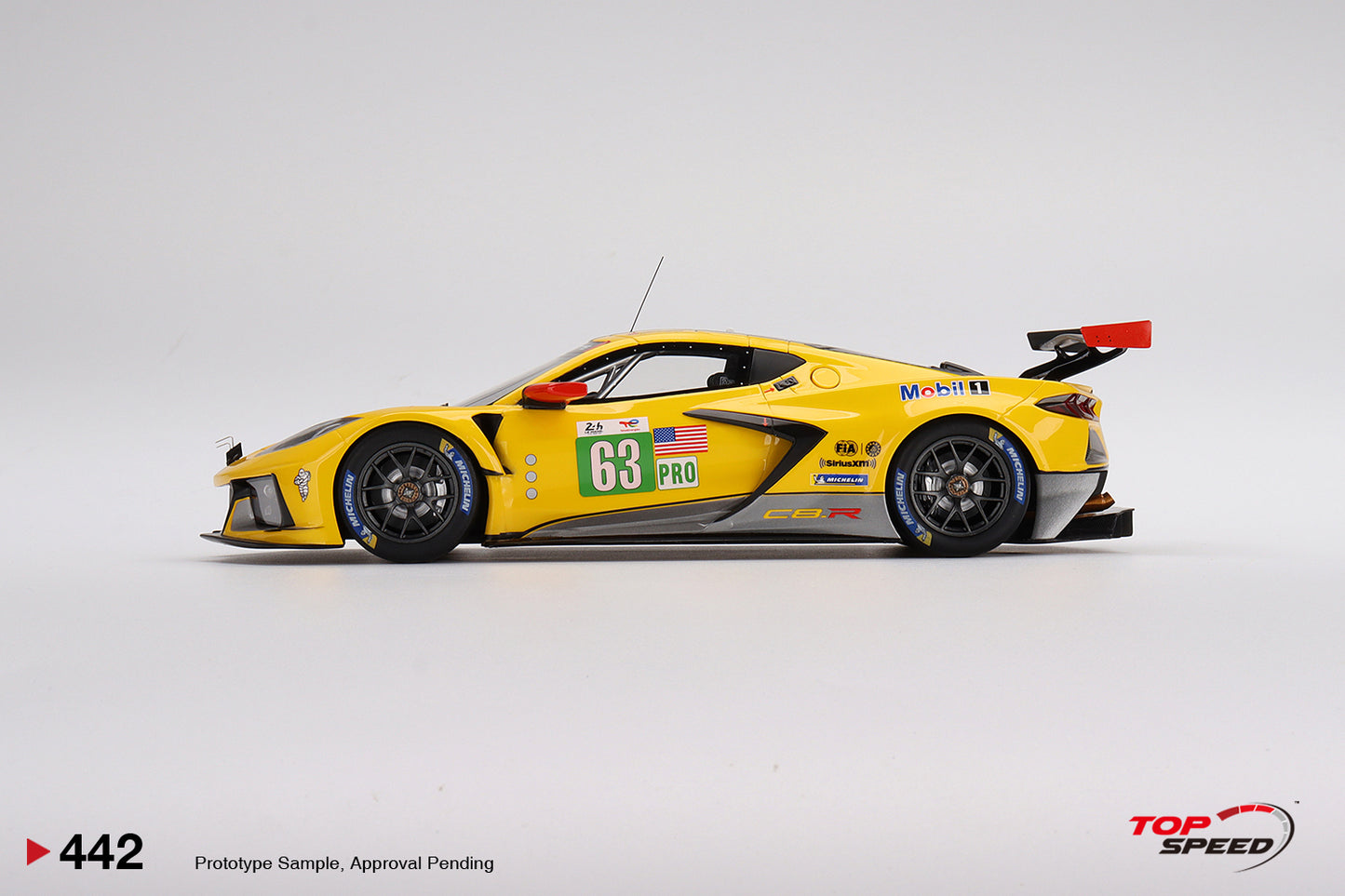 Topspeed 1:18 Chevrolet Corvette C8.R #63 Corvette Racing 2022 Le Mans 24 Hrs