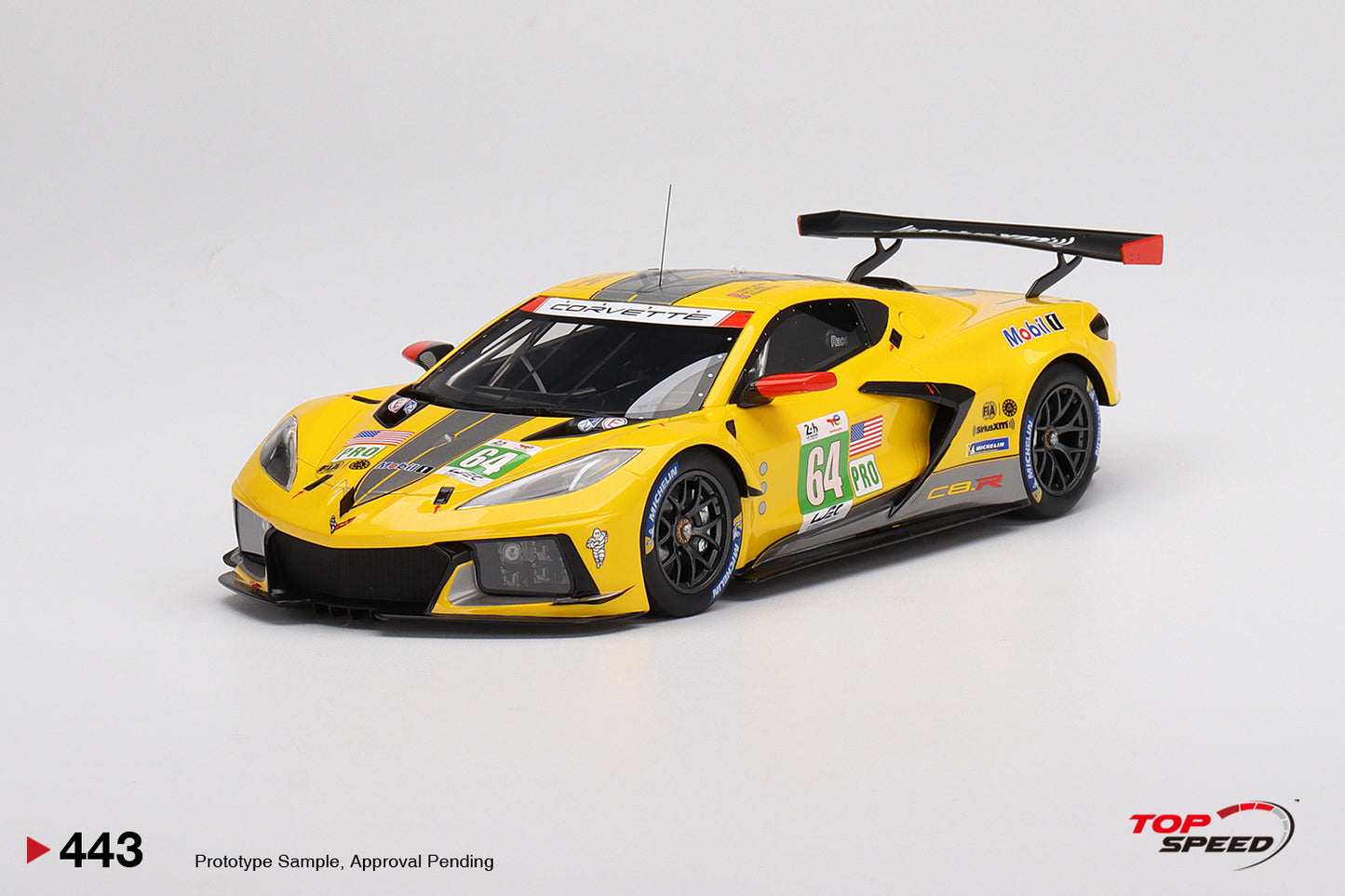 Topspeed 1:18 Chevrolet Corvette C8.R #64 Corvette Racing 2022 Le Mans 24 Hrs