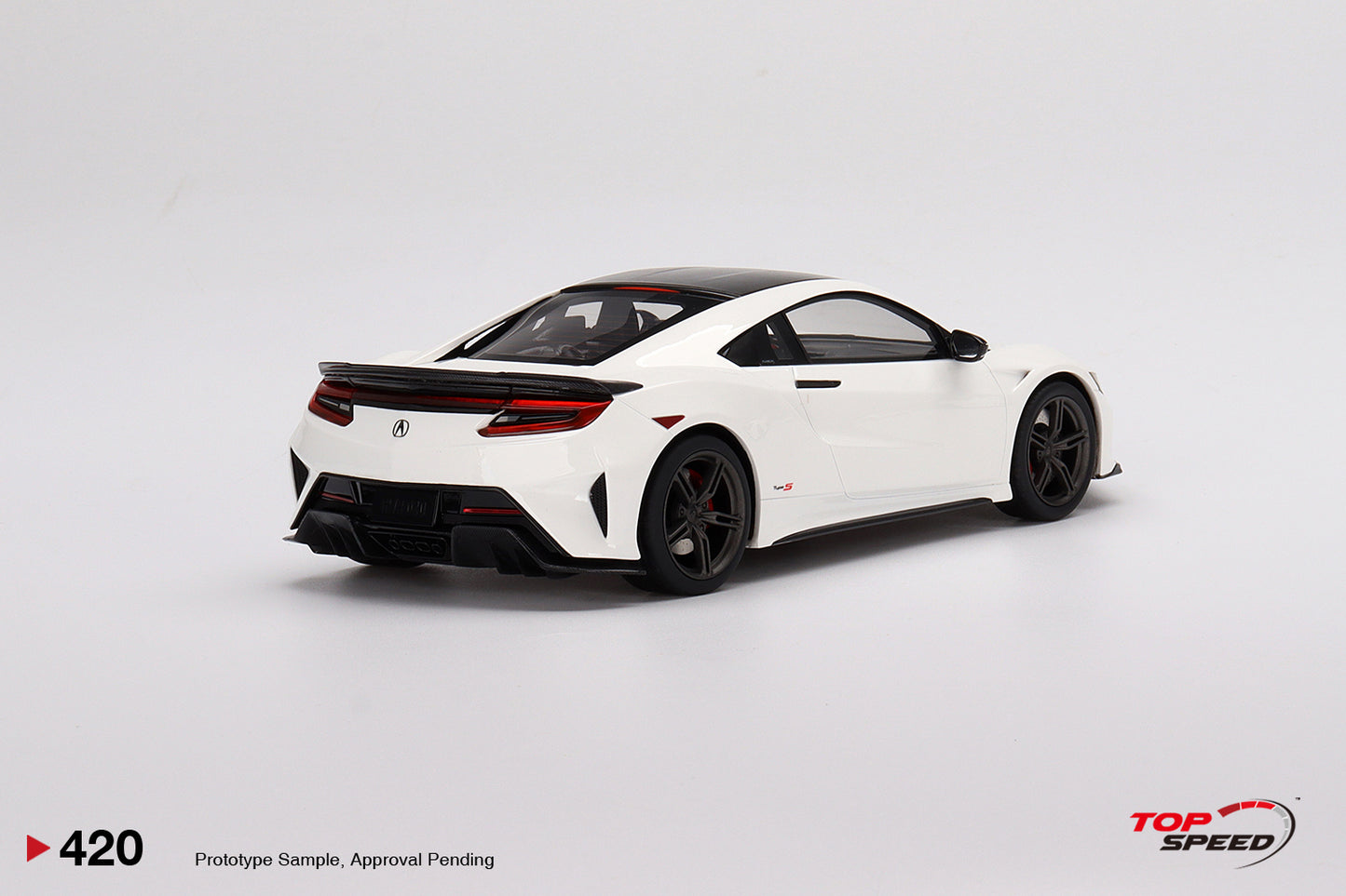 Topspeed 1:18 Acura NSX Type S 2022 130R White