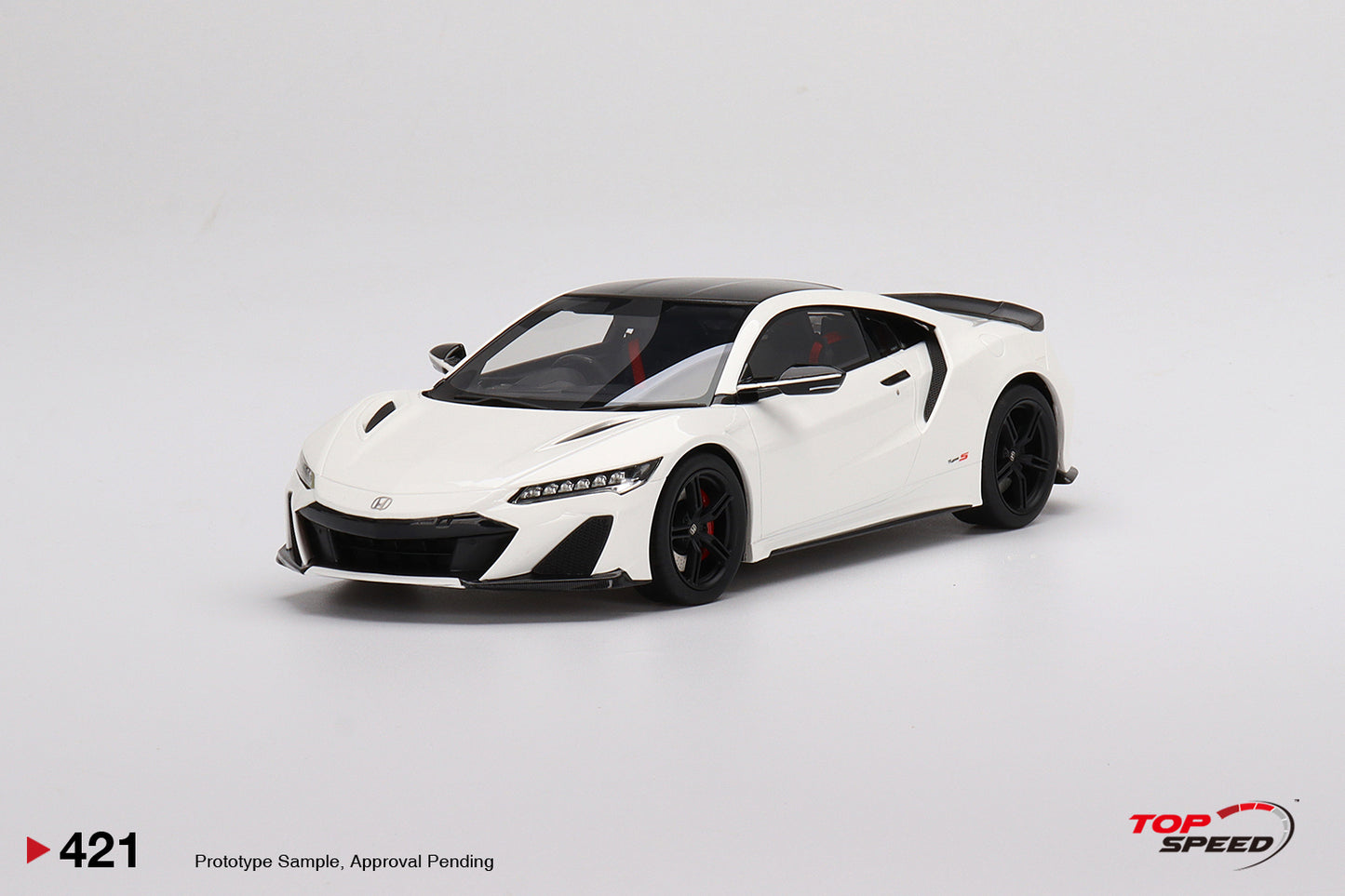 Topspeed 1:18 Honda NSX Type S 2022 130R White