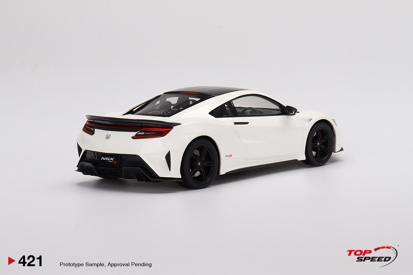 Topspeed 1:18 Honda NSX Type S 2022 130R White