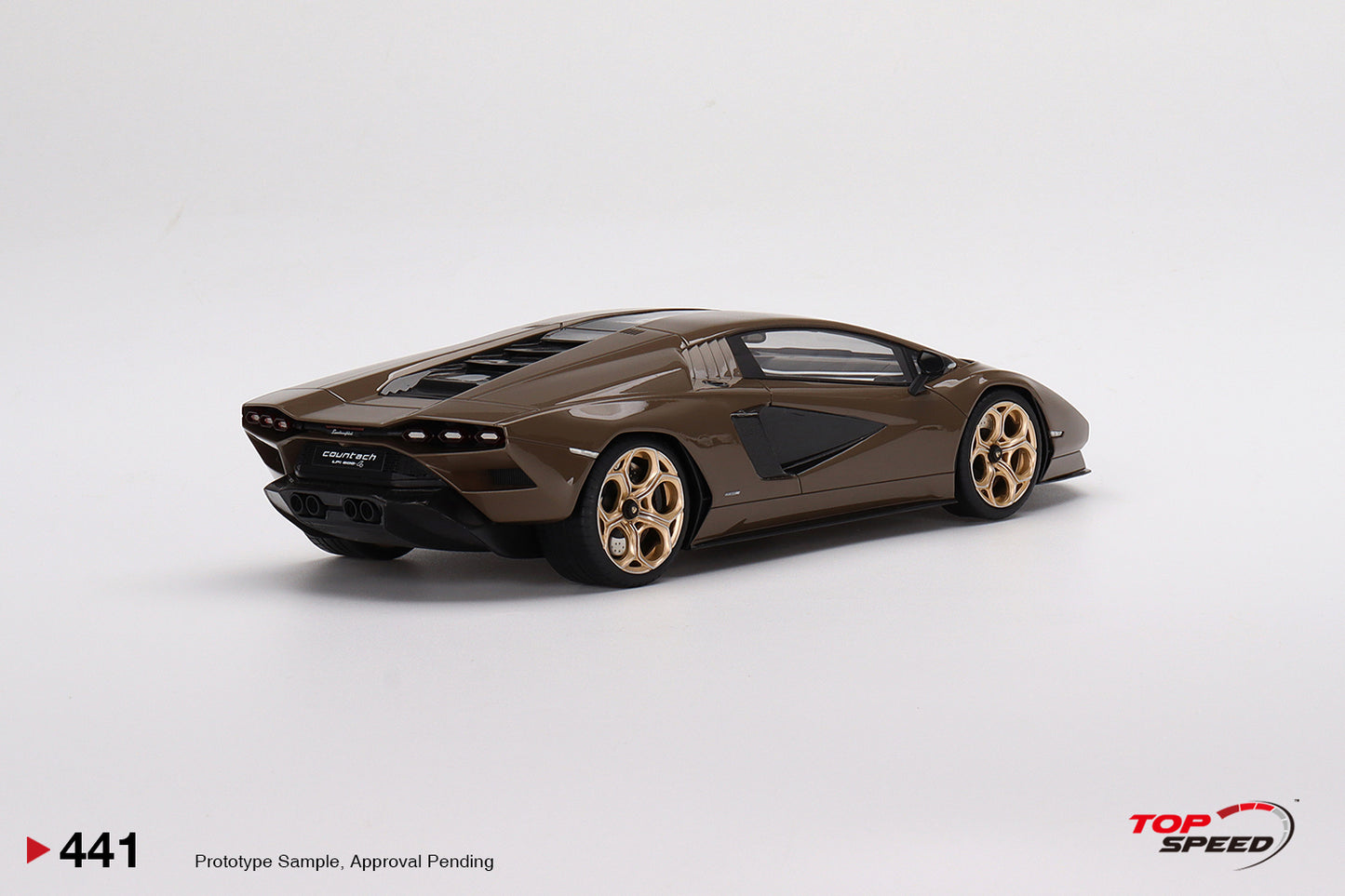 Topspeed 1:18 Lamborghini Countach LPI 800-4  Dark Bronze