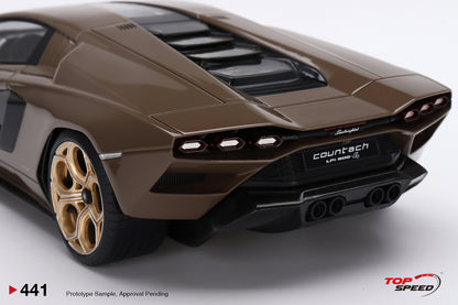 Topspeed 1:18 Lamborghini Countach LPI 800-4  Dark Bronze